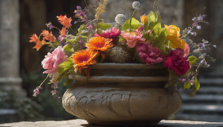 kompozycje kwiatowe w donicach