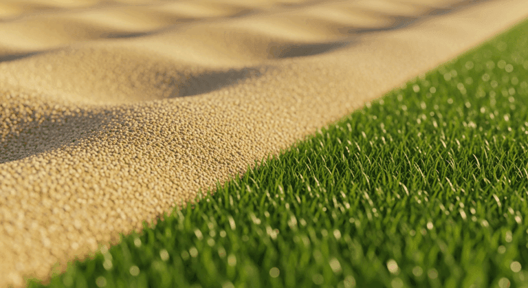 Piaskowanie trawnika: Koniec z mokrym mchem!