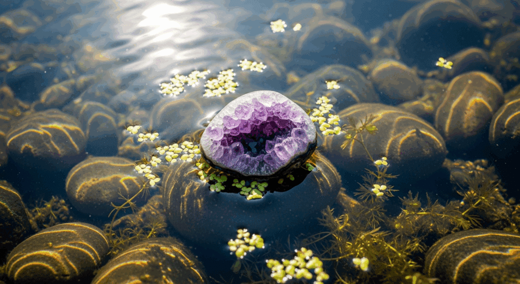 Czysta woda w oczku: Krystaliczny staw bez wysiłku