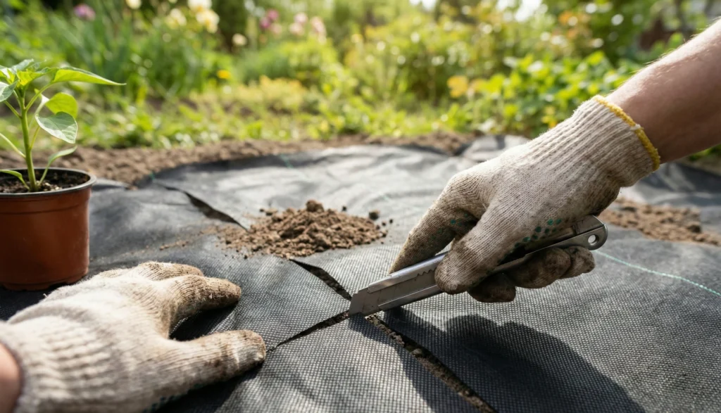 Wycinanie otworów i sadzenie roślin – jak użyć perforatora lub nożyka?